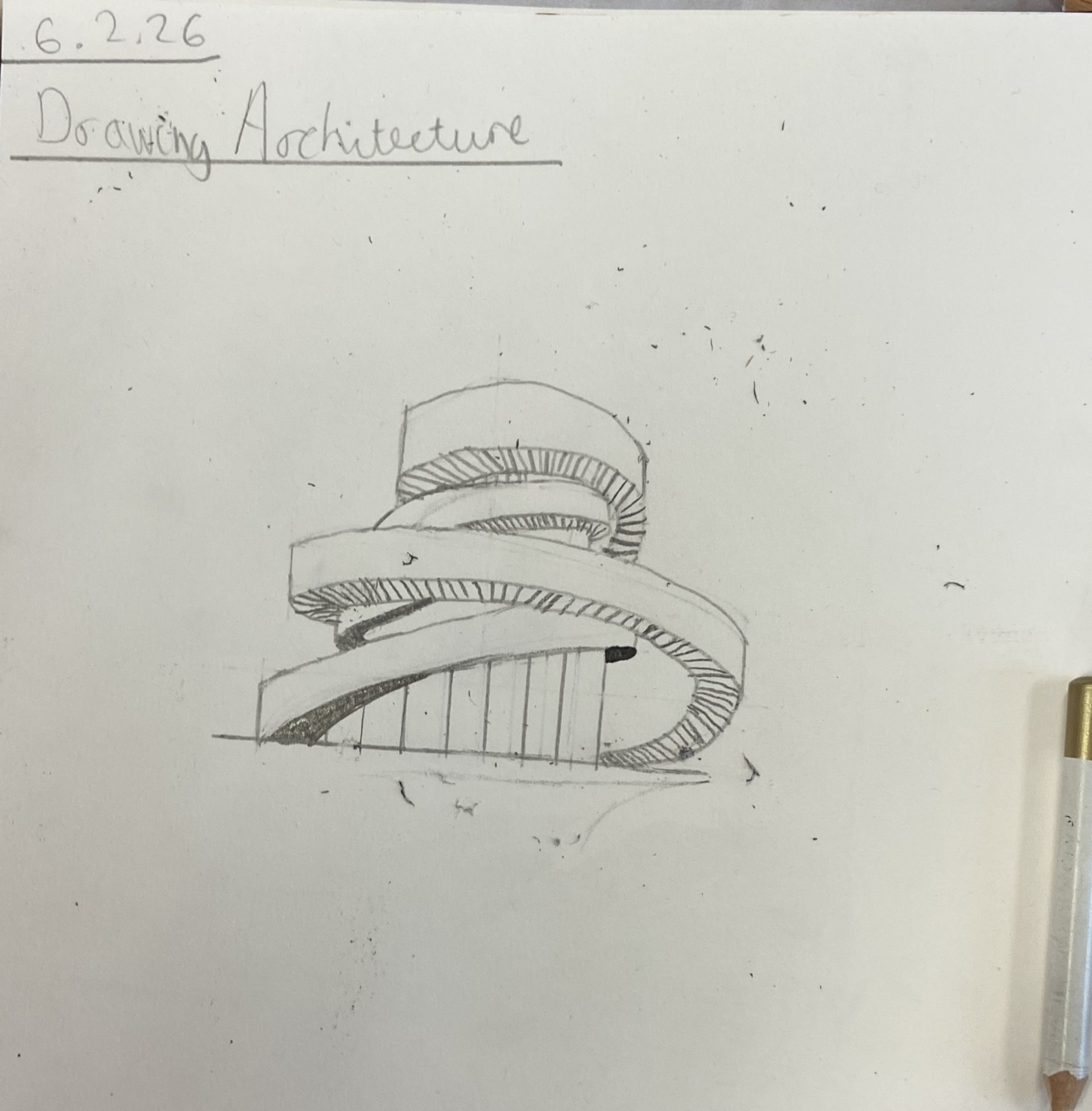 Design from architectural drawing class.